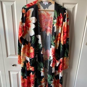 LuLaRoe Sarah long cardigan, size XL